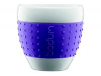 Set bodum 2 tasses violettes porcelaine 0.1l pour 12€