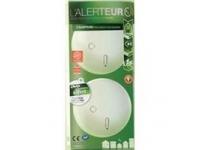Detecteur l'alerteur pack 2 détecteurs de fumée pour 31€