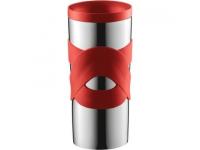 Mug bodum travel mug rouge 35cl double paroi inox pour 22€