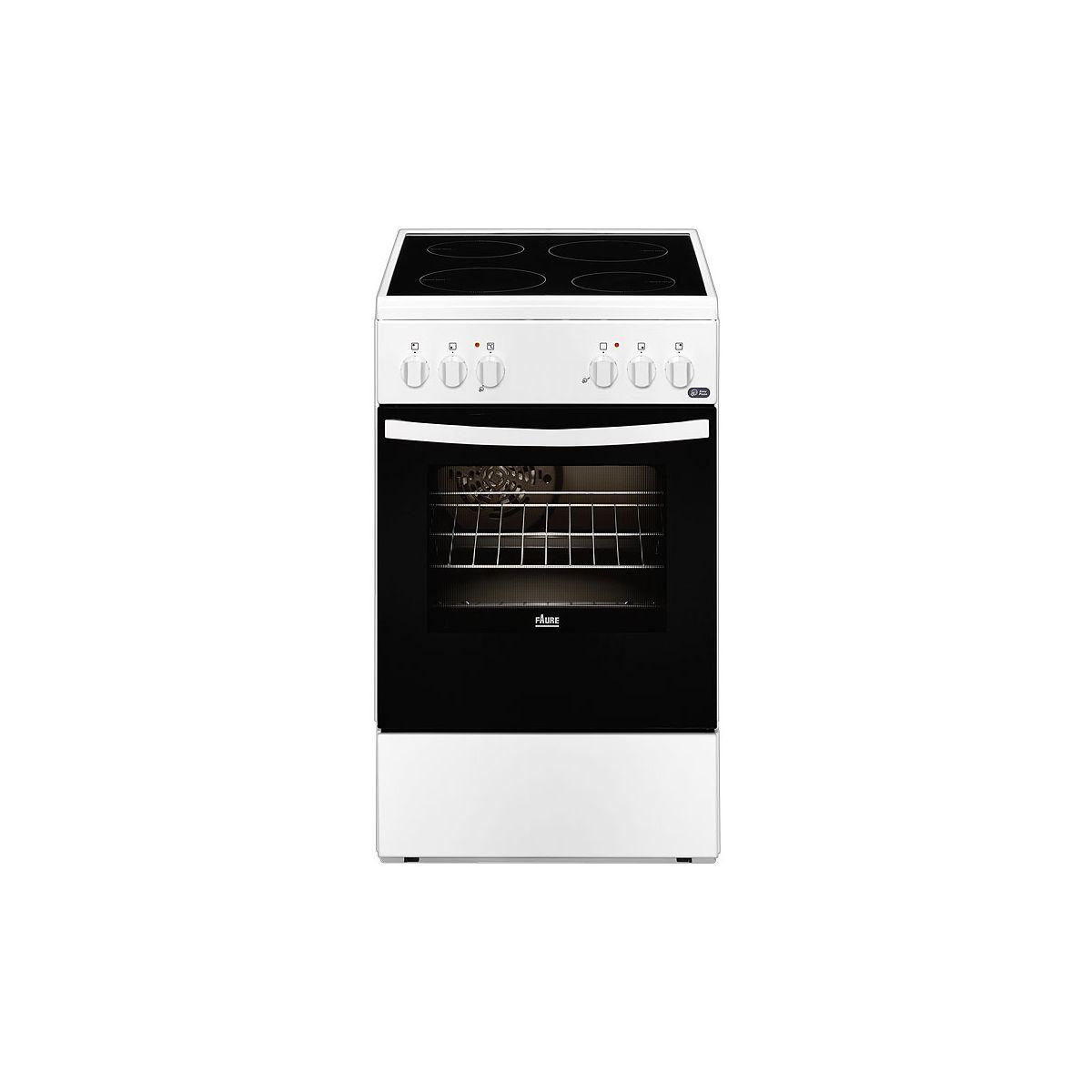 Cuisinière vitrocéramique faure ex fcv5509cwa - livraison offerte avec le code livoffert (photo) Cuisinière vitrocéramique faure ex fcv5509cwa - livraison offerte avec le code livoffert (photo)