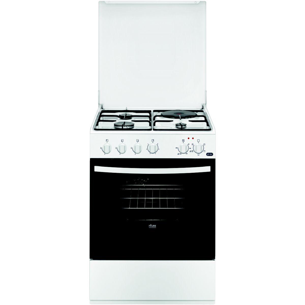 Cuisinière mixte faure ex.fcm6509cwa - livraison offerte avec le code livoffert (photo) Cuisinière mixte faure ex.fcm6509cwa - livraison offerte avec le code livoffert (photo)