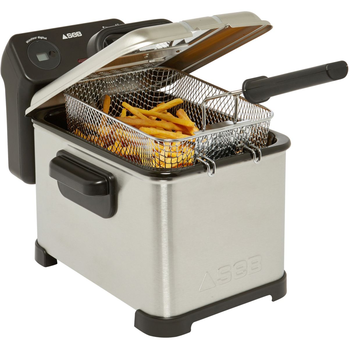 Friteuse seb fr405700 family pro 3l inox - 10% de remise : code pam10