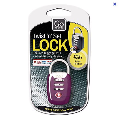 Accessoire go travel cadenas � code twis (photo) Accessoire go travel cadenas � code twis (photo)