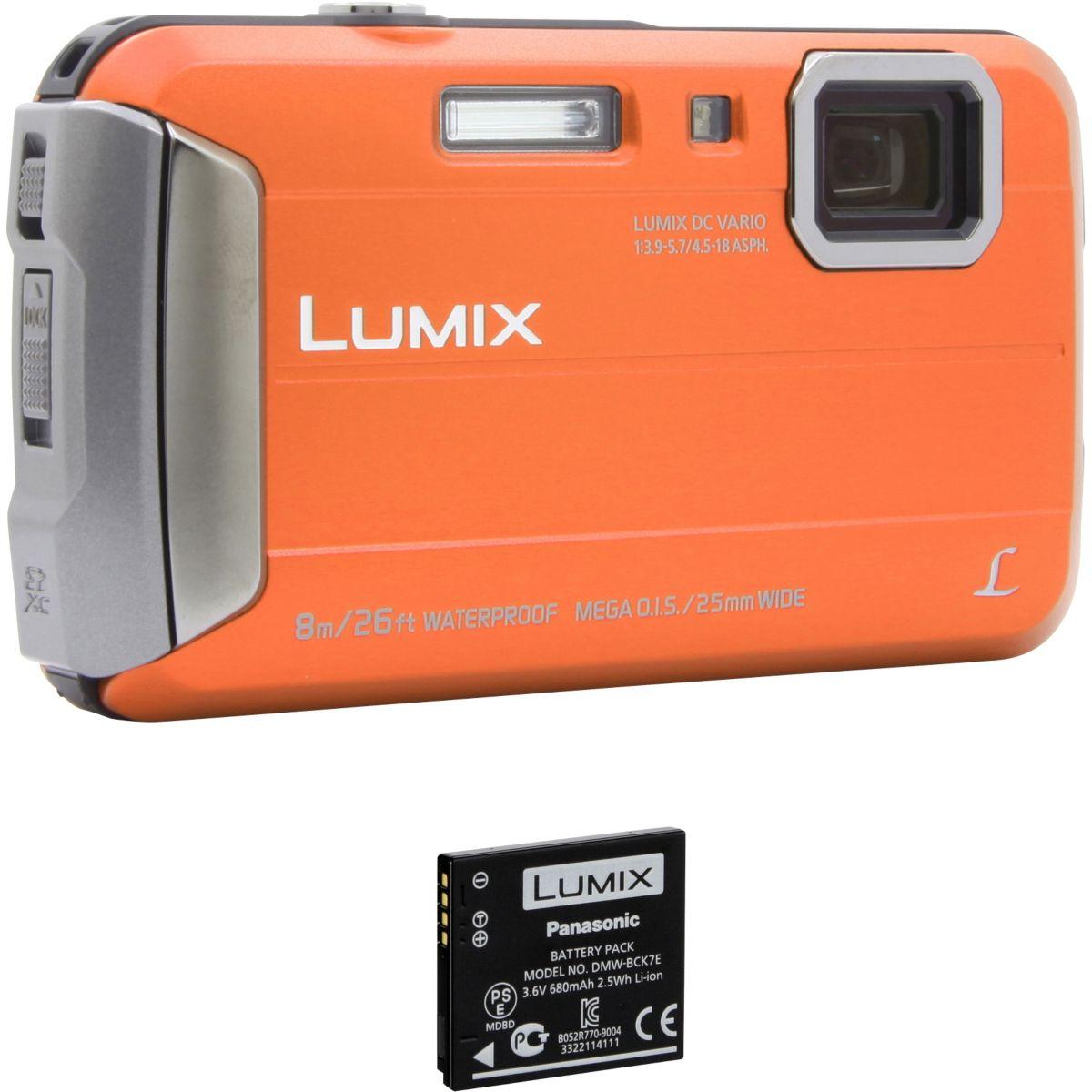 Appareil photo compact panasonic dmc-ft30 orange + 2�me batterie - livraison offerte : code premium (photo) Appareil photo compact panasonic dmc-ft30 orange + 2�me batterie - livraison offerte : code premium (photo)