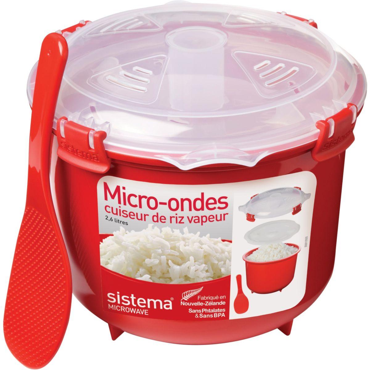 Cuiseur riz sistema vapeur micro-ondes � clips 2.6 l (photo) Cuiseur riz sistema vapeur micro-ondes � clips 2.6 l (photo)