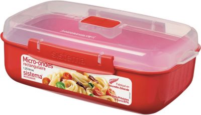 Bo�te de conservation sistema rectangulaire micro-ondes � clips 1,25 l (photo) Bo�te de conservation sistema rectangulaire micro-ondes � clips 1,25 l (photo)