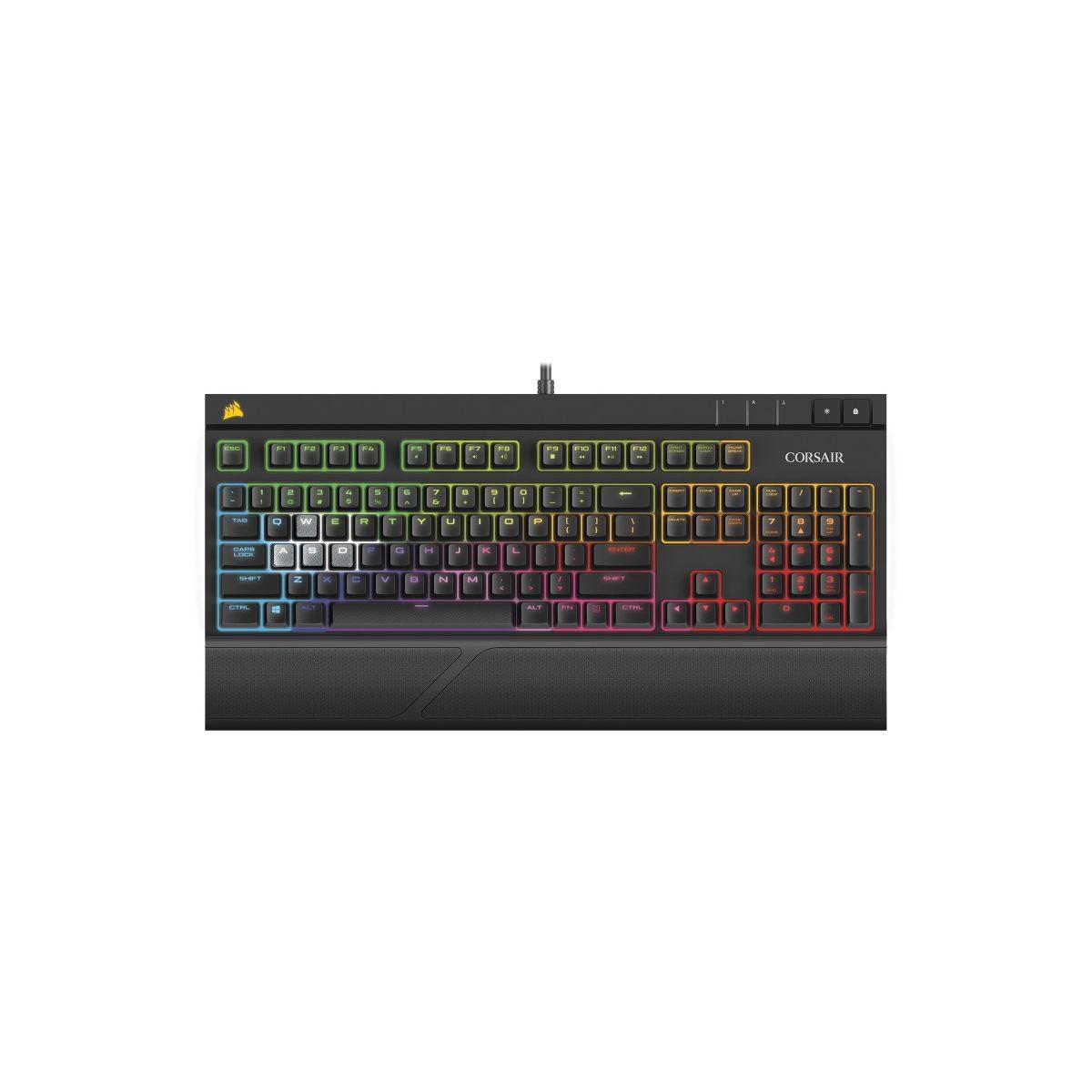 Clavier gamer corsair strafe cherry mx rouge - rétroéclairage - 3% de remise immédiate avec le code : multi3 (photo) Clavier gamer corsair strafe cherry mx rouge - rétroéclairage - 3% de remise immédiate avec le code : multi3 (photo)