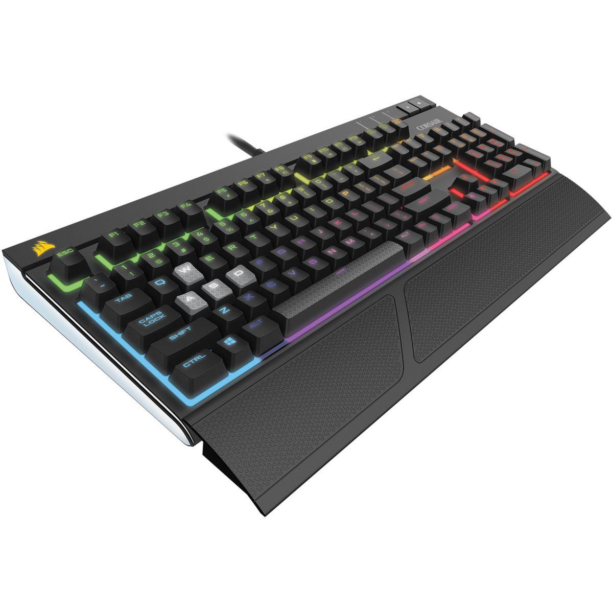 Clavier gamer corsair strafe cherry mx silent - rétroéclairage - 2% de remise immédiate avec le code : cool2 (photo) Clavier gamer corsair strafe cherry mx silent - rétroéclairage - 2% de remise immédiate avec le code : cool2 (photo)