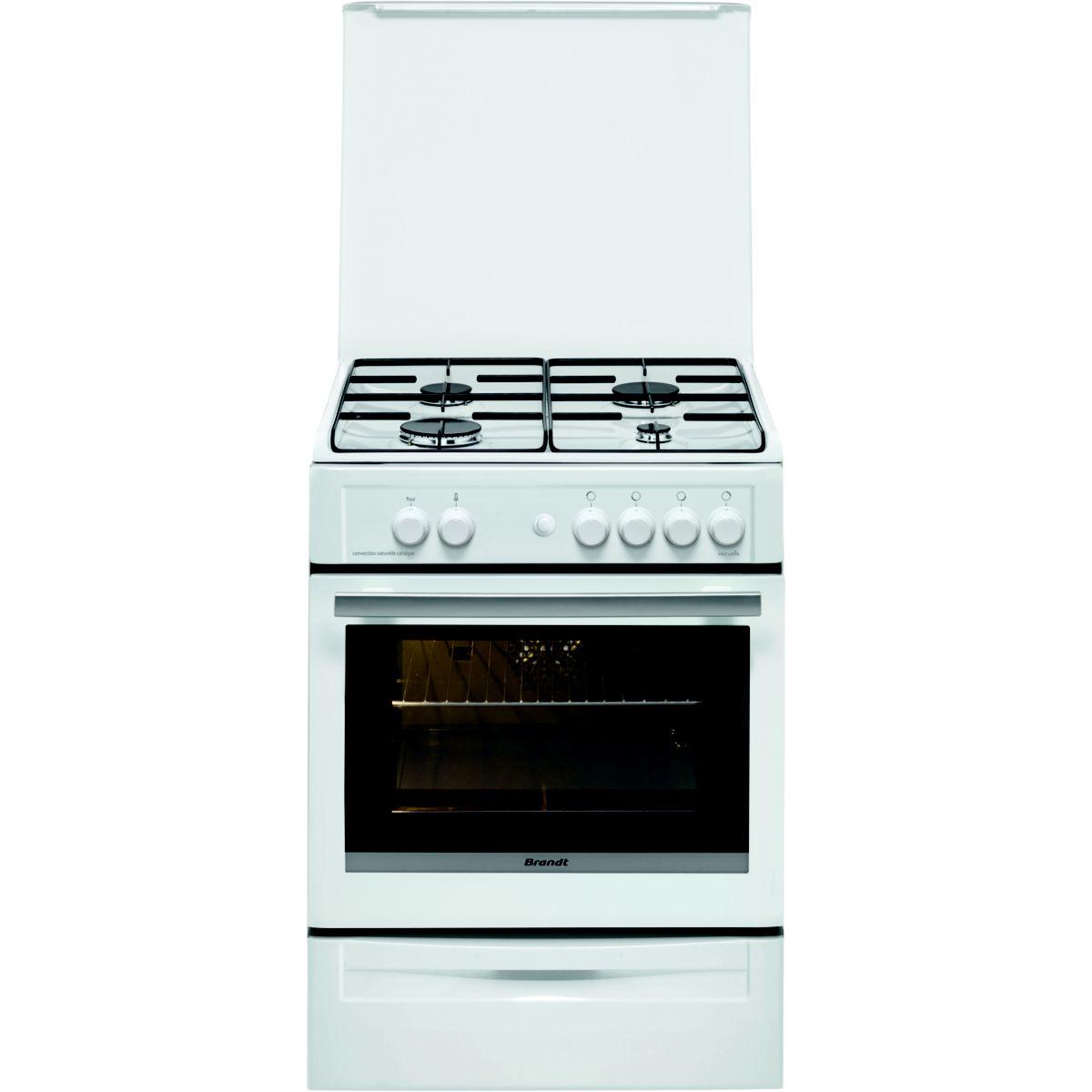 Cuisinière gaz brandt bcg6611w - 15% de remise : code gam15 (photo) Cuisinière gaz brandt bcg6611w - 15% de remise : code gam15 (photo)