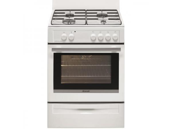Cuisinière gaz brandt bcg6640w - 2% de remise : code gam2 (photo) Cuisinière gaz brandt bcg6640w - 2% de remise : code gam2 (photo)