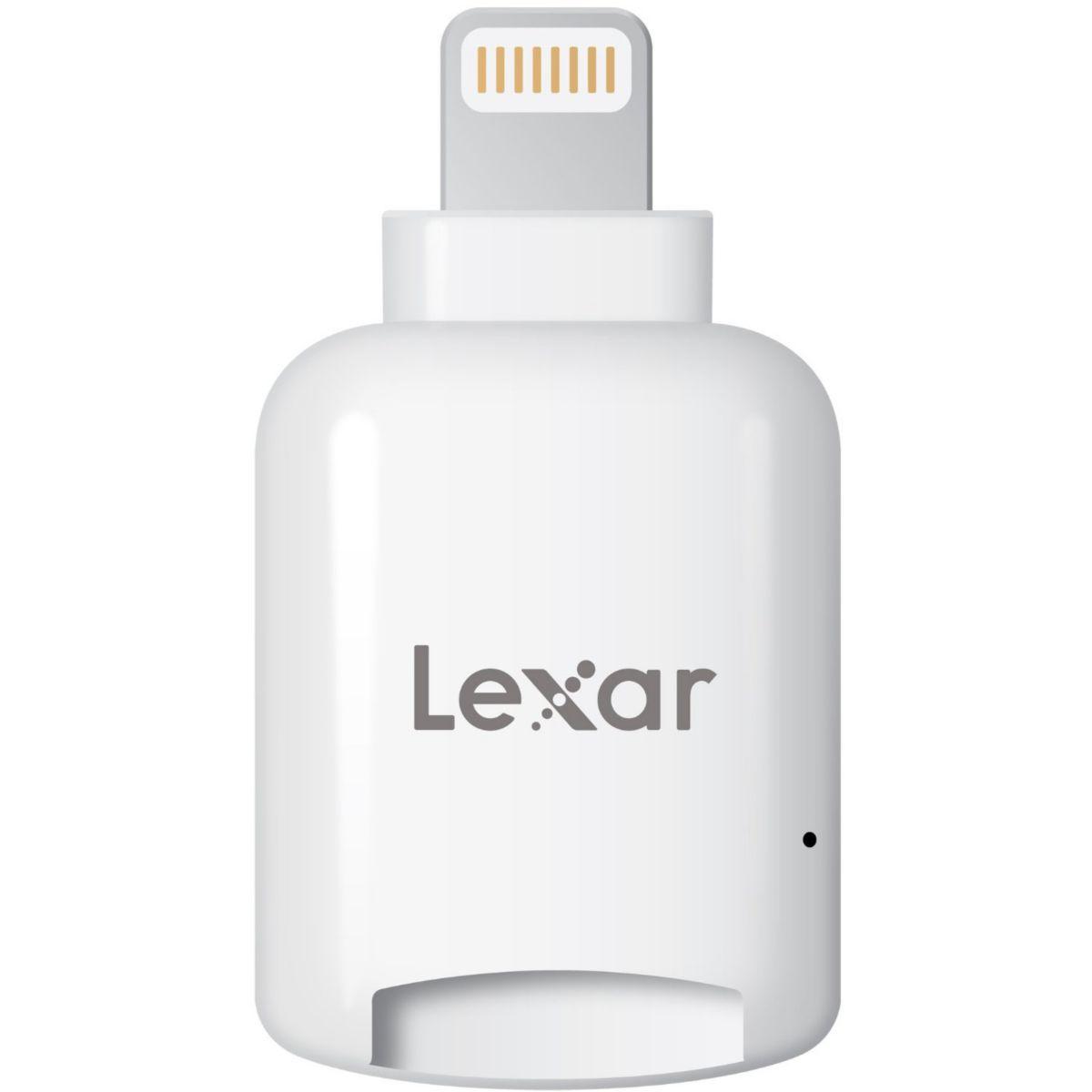 Lecteur de carte m�moire lexar micro sd lightning - 15% de remise imm�diate avec le code : priv15 (photo) Lecteur de carte m�moire lexar micro sd lightning - 15% de remise imm�diate avec le code : priv15 (photo)