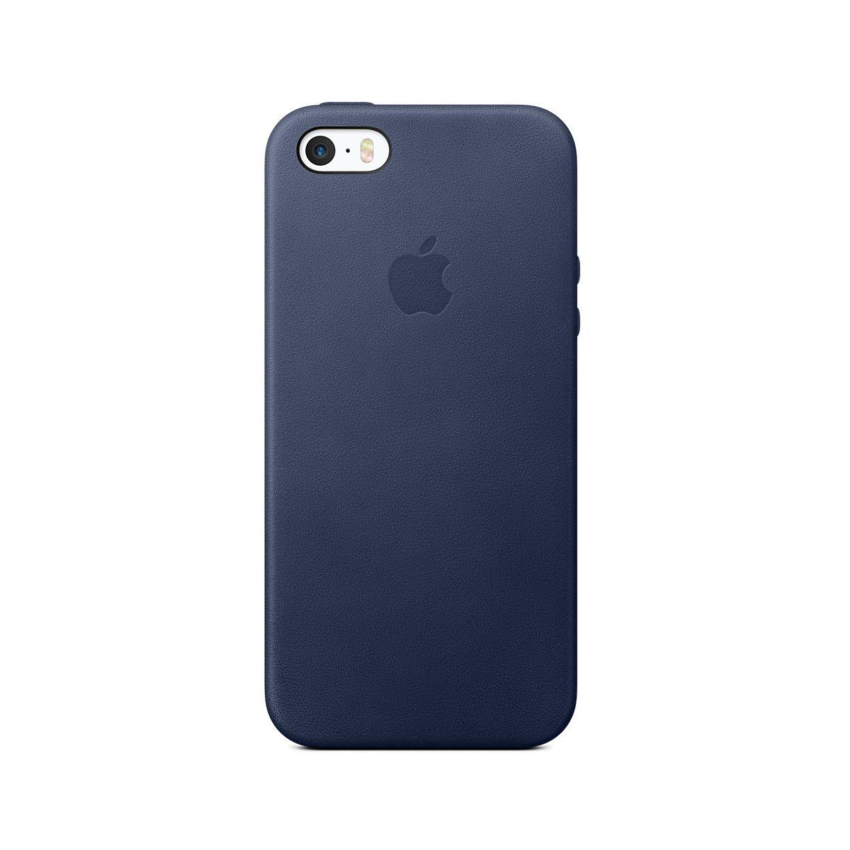 Coque apple iphone 5/5s/se cuir bleu nuit (photo) Coque apple iphone 5/5s/se cuir bleu nuit (photo)