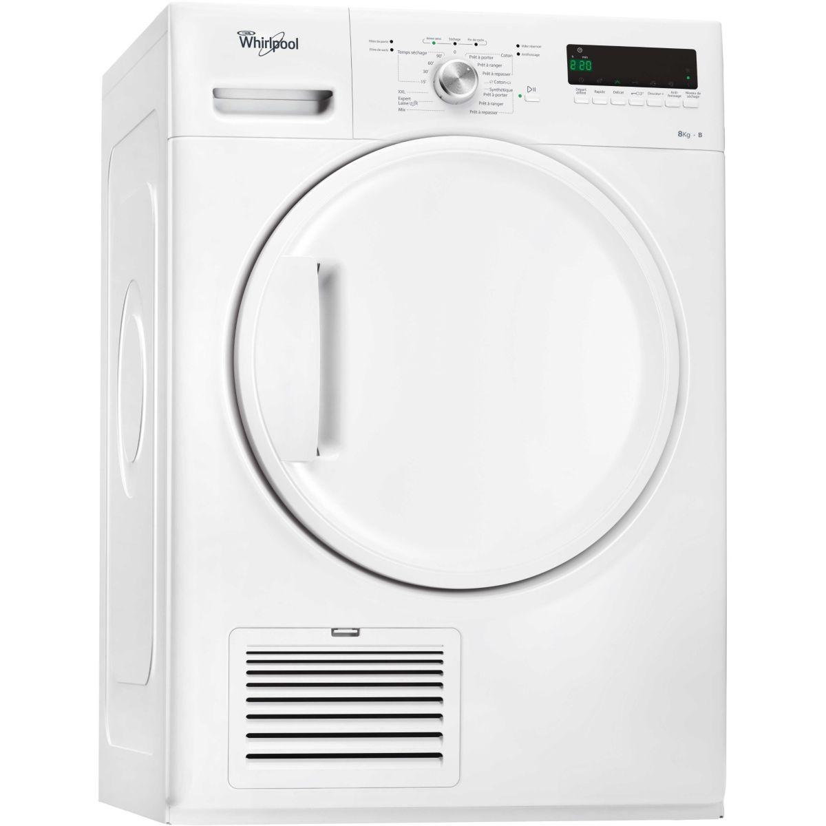 Sèche-linge à condensation whirlpool ddlx 80110 - 15% de remise immédiate avec le code : cool15 (photo) Sèche-linge à condensation whirlpool ddlx 80110 - 15% de remise immédiate avec le code : cool15 (photo)