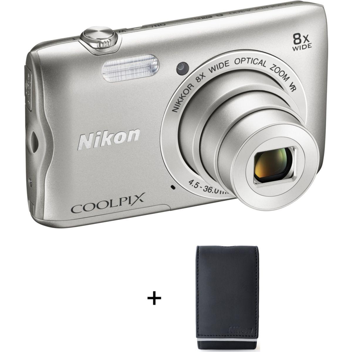 Appareil photo compact nikon a300 silver + etui - 2% de remise immédiate avec le code : cool2 (photo) Appareil photo compact nikon a300 silver + etui - 2% de remise immédiate avec le code : cool2 (photo)