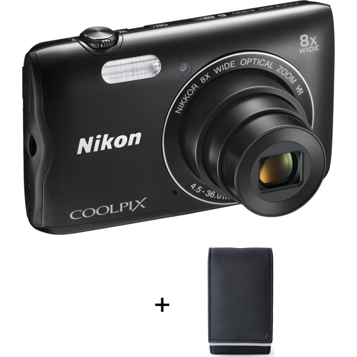 Appareil photo compact nikon a300 noir + etui - 2% de remise immédiate avec le code : cool2 (photo) Appareil photo compact nikon a300 noir + etui - 2% de remise immédiate avec le code : cool2 (photo)