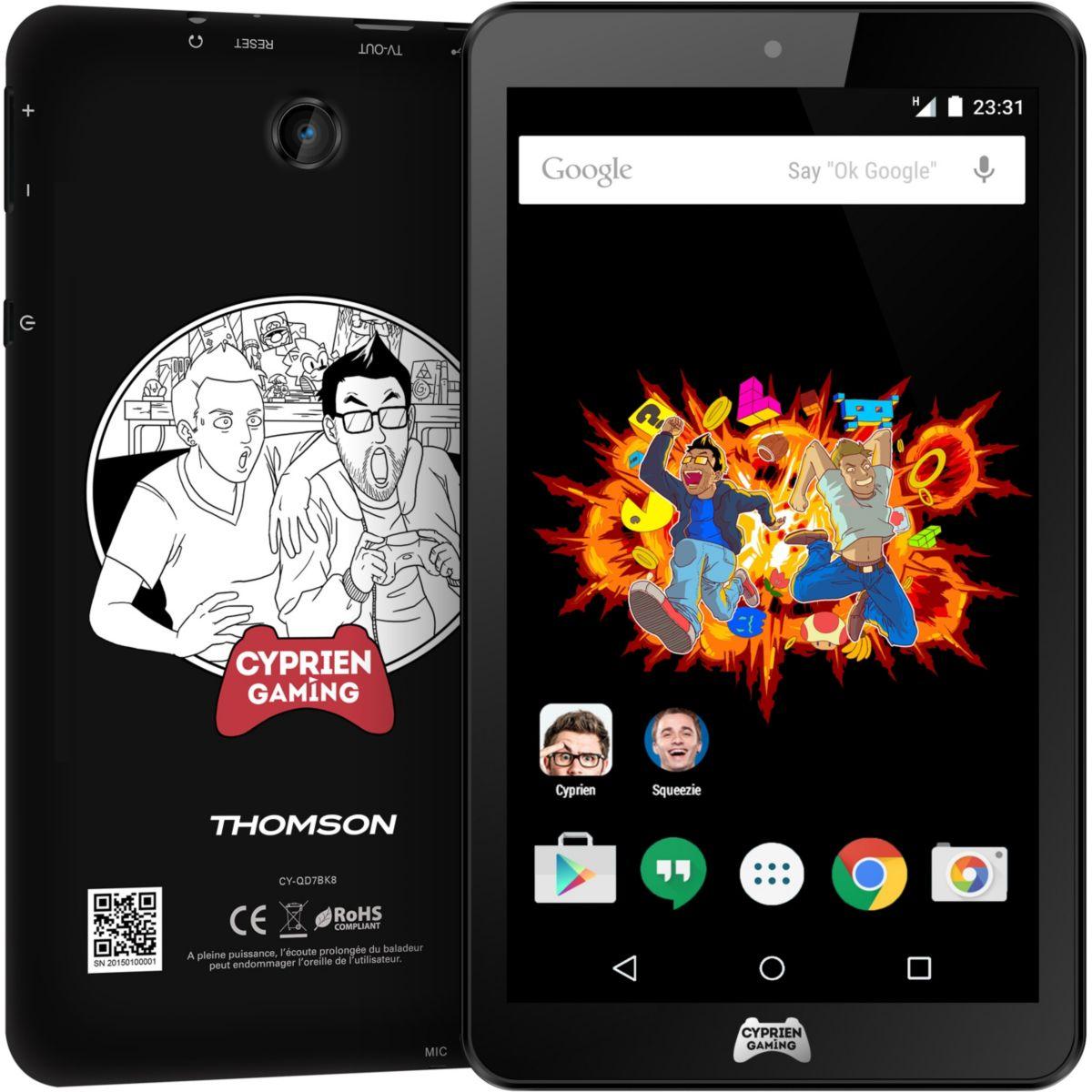 Tablette thomson cyprien gaming 8go (photo) Tablette thomson cyprien gaming 8go (photo)