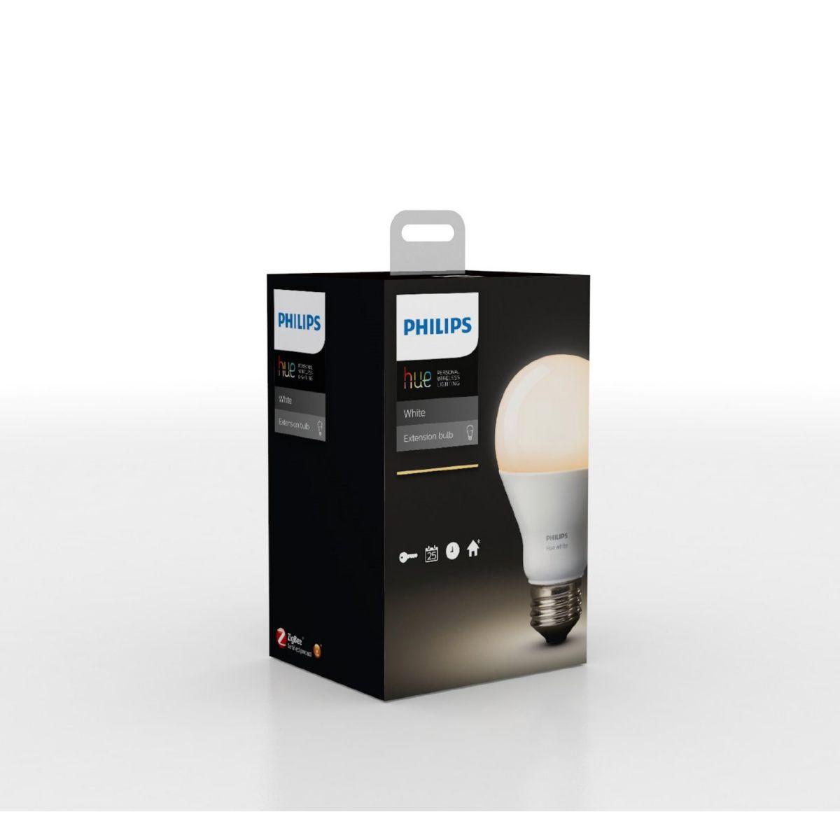 Ampoule connectable philips e27 hue white (photo) Ampoule connectable philips e27 hue white (photo)
