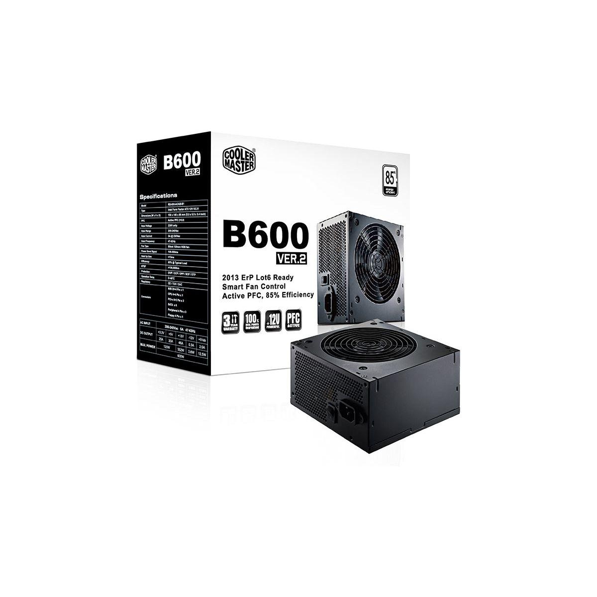 Alimentation cooler master b600 ver.2 atx12v 2.31 - ca 230 v - 2% de remise immédiate avec le code : cool2 (photo) Alimentation cooler master b600 ver.2 atx12v 2.31 - ca 230 v - 2% de remise immédiate avec le code : cool2 (photo)
