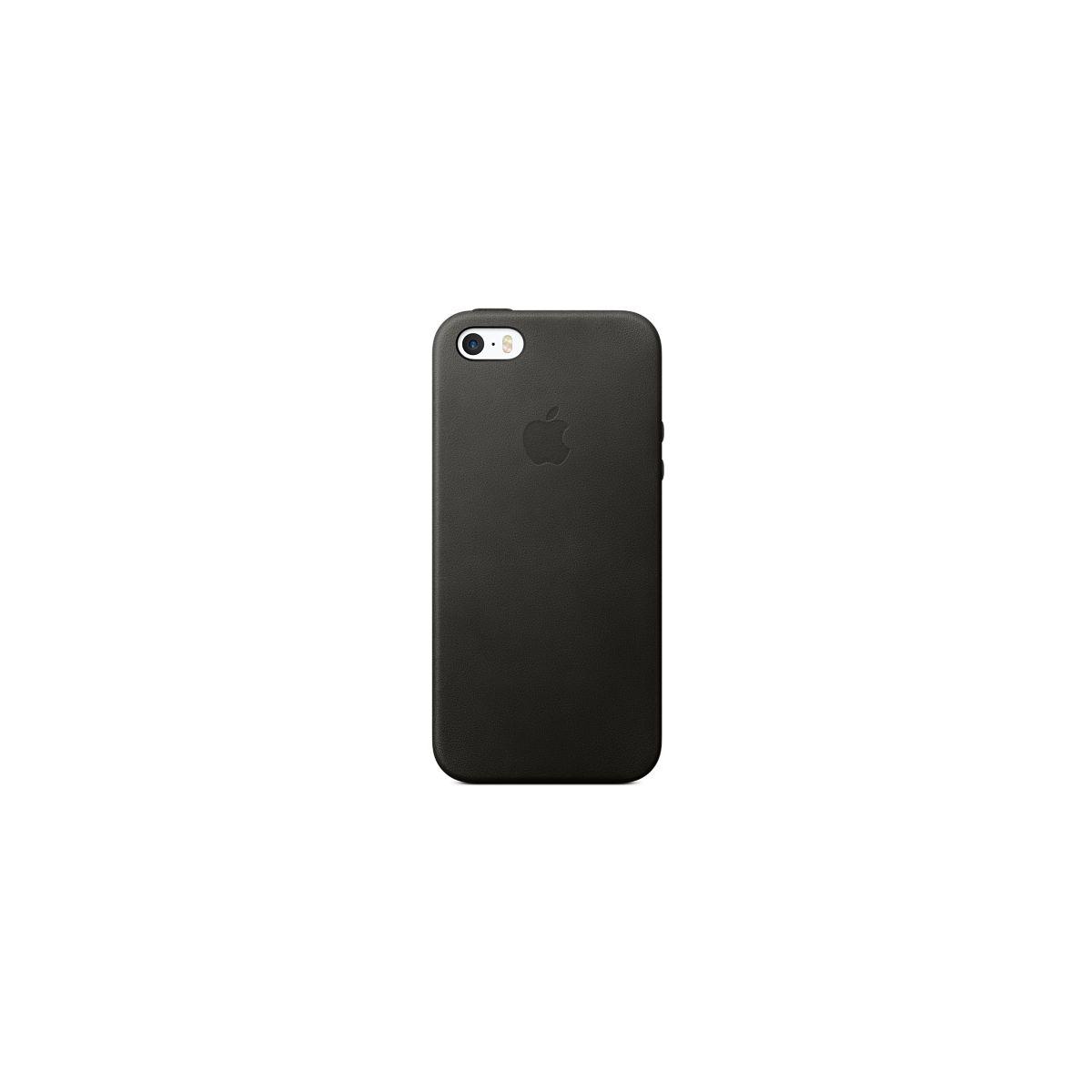 Coque apple iphone 5/5s/se cuir noir (photo) Coque apple iphone 5/5s/se cuir noir (photo)