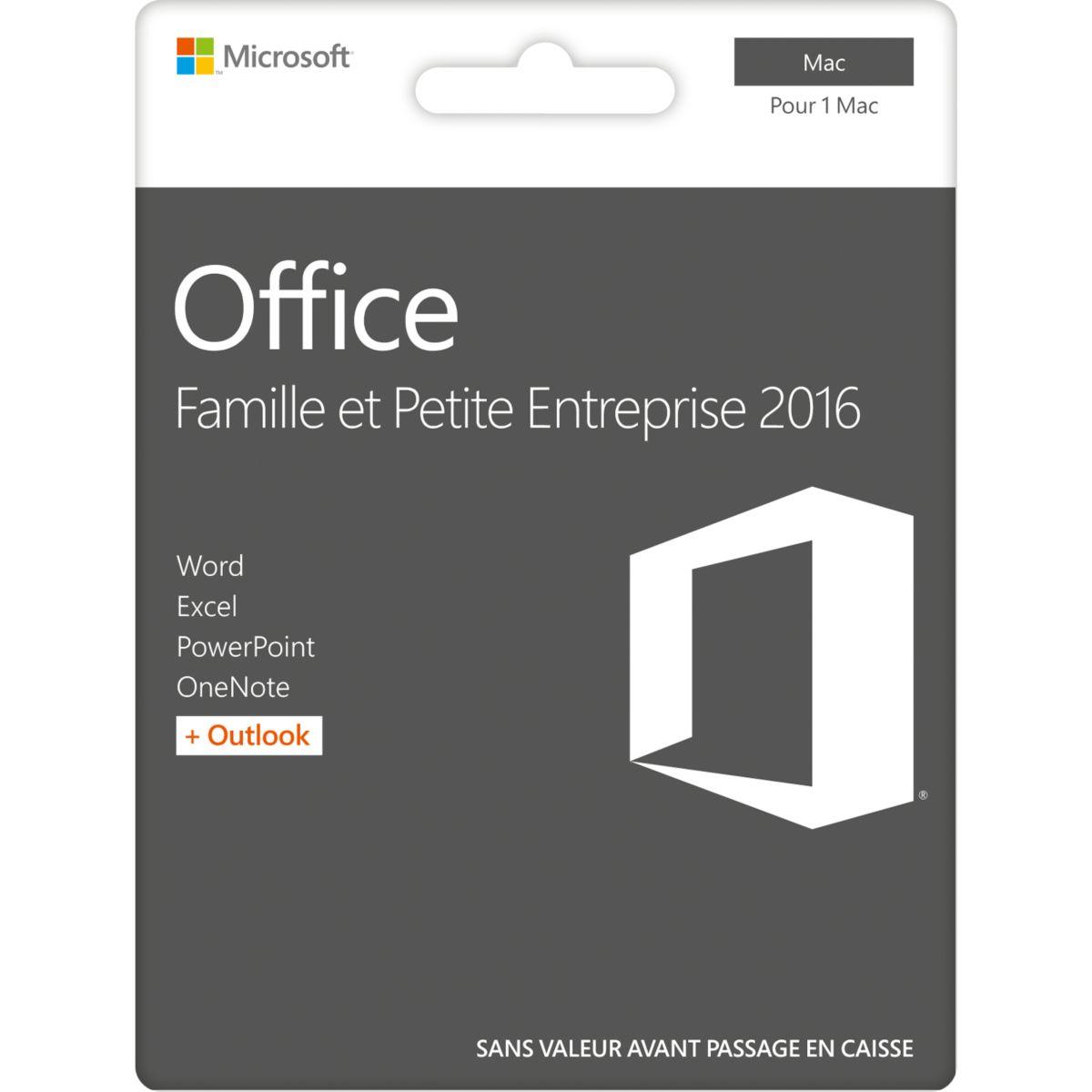 Logiciel mac microsoft office mac famille et entreprise 2016 - 10% de remise immédiate avec le code : multi10 (photo) Logiciel mac microsoft office mac famille et entreprise 2016 - 10% de remise immédiate avec le code : multi10 (photo)
