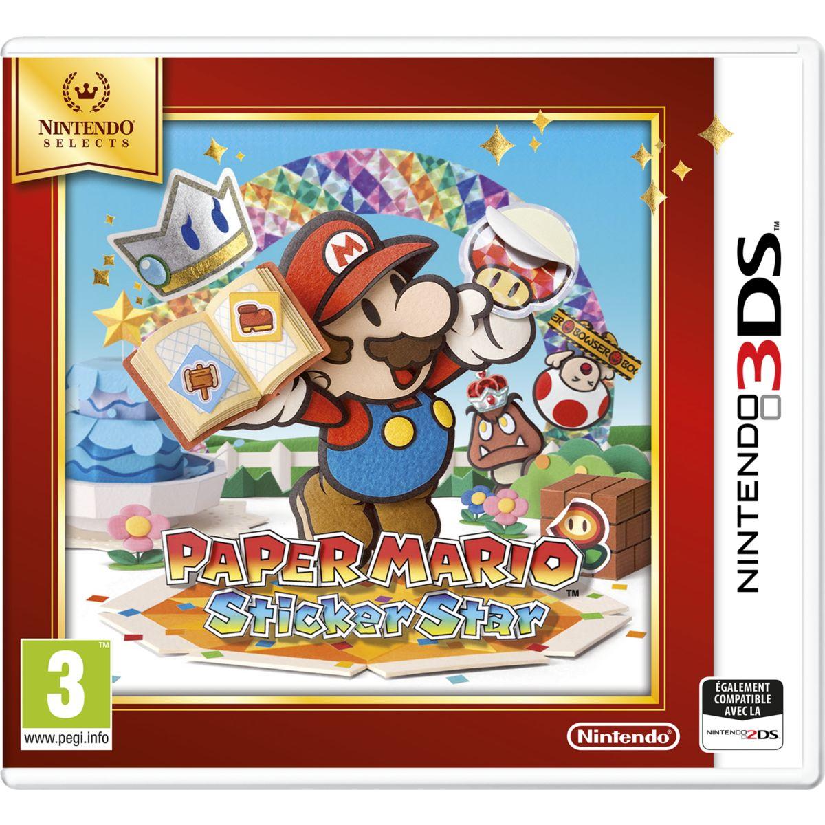 Jeu 3ds nintendo paper mario sticker star selects - 2% de remise immédiate avec le code : cool2 (photo) Jeu 3ds nintendo paper mario sticker star selects - 2% de remise immédiate avec le code : cool2 (photo)