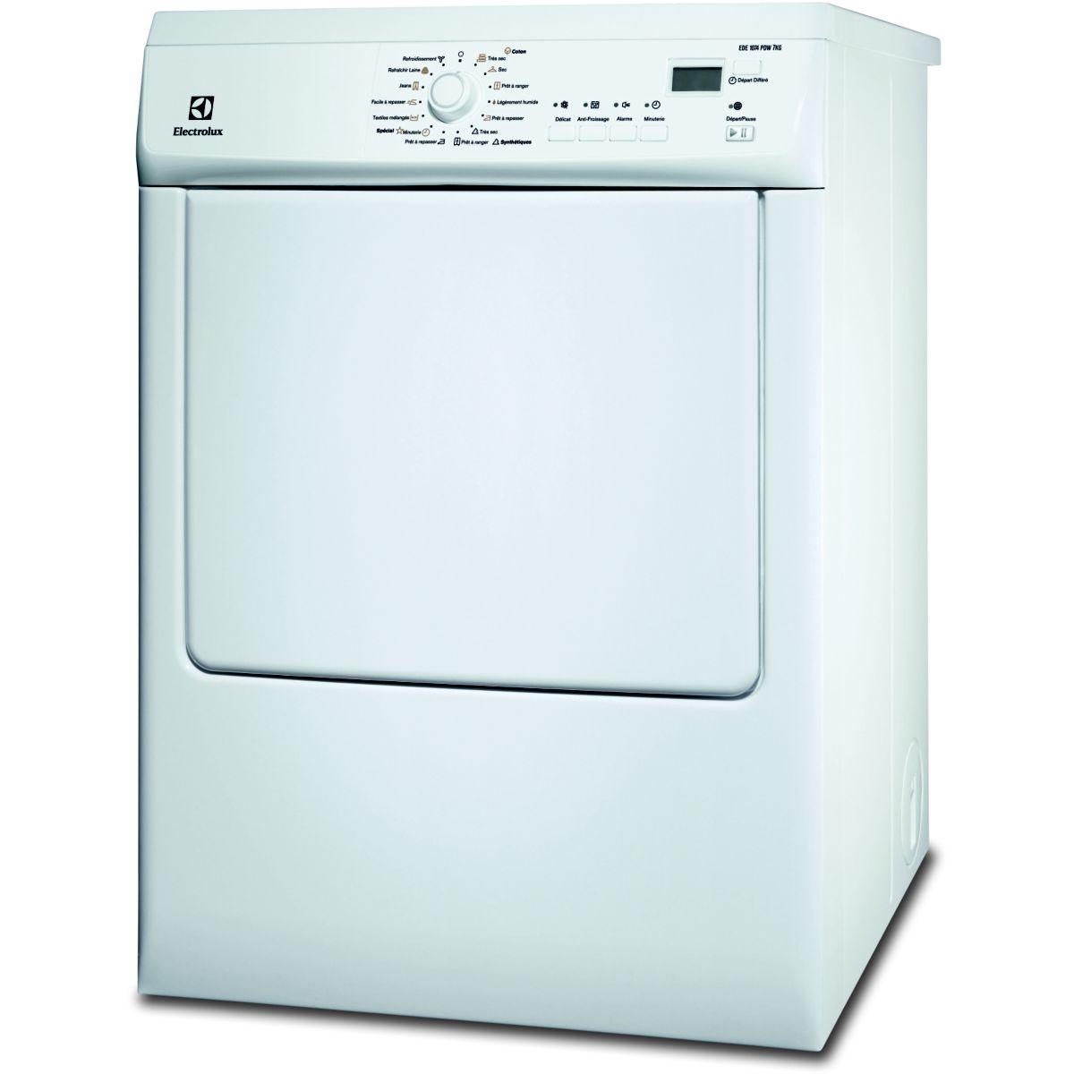 Sèche-linge frontal à évacuation electrolux ede 1074 pdw - 15% de remise immédiate avec le code : cool15 (photo) Sèche-linge frontal à évacuation electrolux ede 1074 pdw - 15% de remise immédiate avec le code : cool15 (photo)