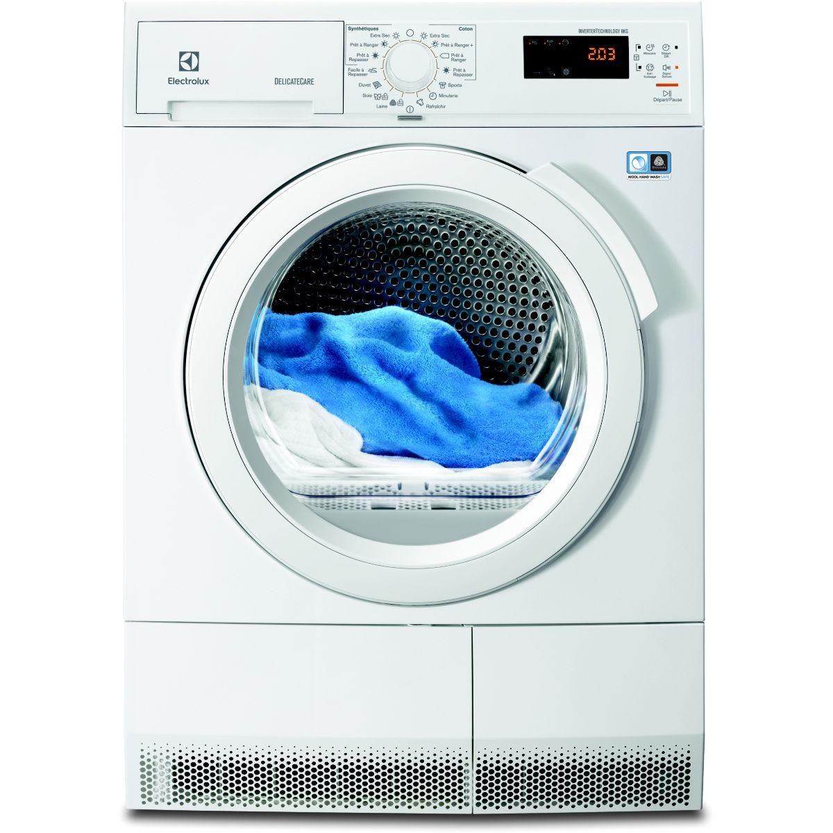 Sèche-linge frontal pompe à chaleur electrolux ex edh 3786 gbe - notre selection (photo) Sèche-linge frontal pompe à chaleur electrolux ex edh 3786 gbe - notre selection (photo)