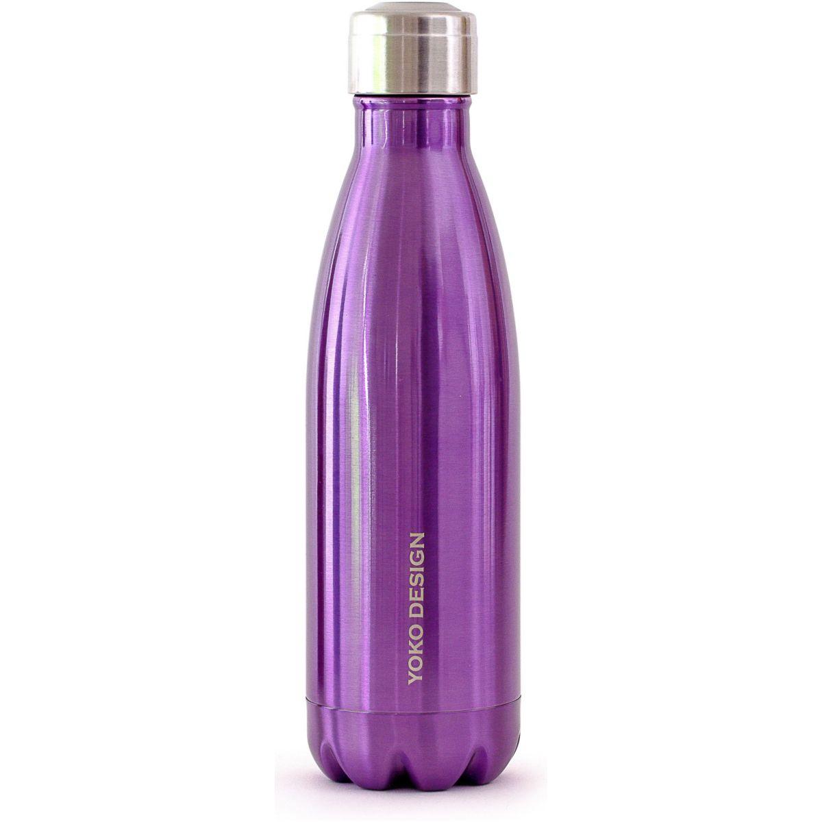 Bouteille yoko isotherme 500 ml violet b (photo) Bouteille yoko isotherme 500 ml violet b (photo)
