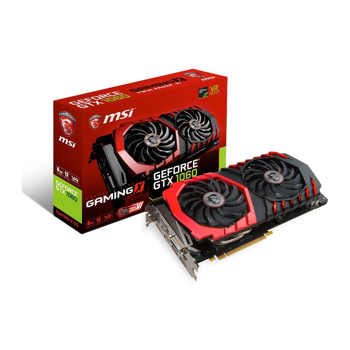 Carte graphique nvidia msi geforce gtx 1060 gaming x 6g - 2% de remise imm�diate avec le code : automne2 (photo) Carte graphique nvidia msi geforce gtx 1060 gaming x 6g - 2% de remise imm�diate avec le code : automne2 (photo)
