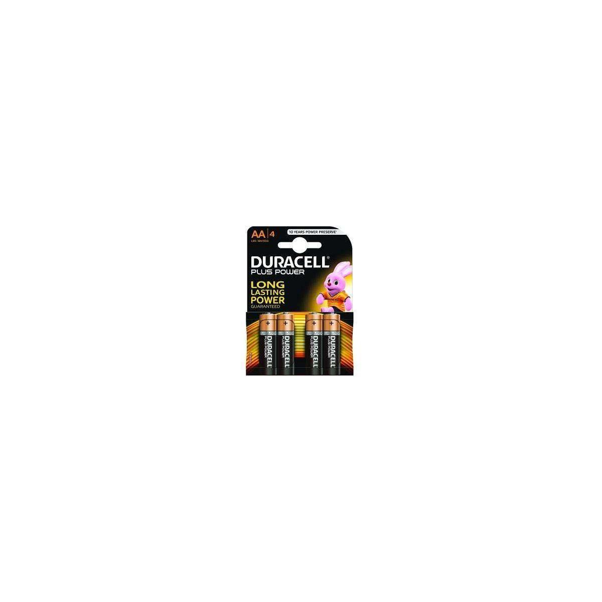 Pile non rechargeable duracell aa x4 plus power lr06 (photo) Pile non rechargeable duracell aa x4 plus power lr06 (photo)