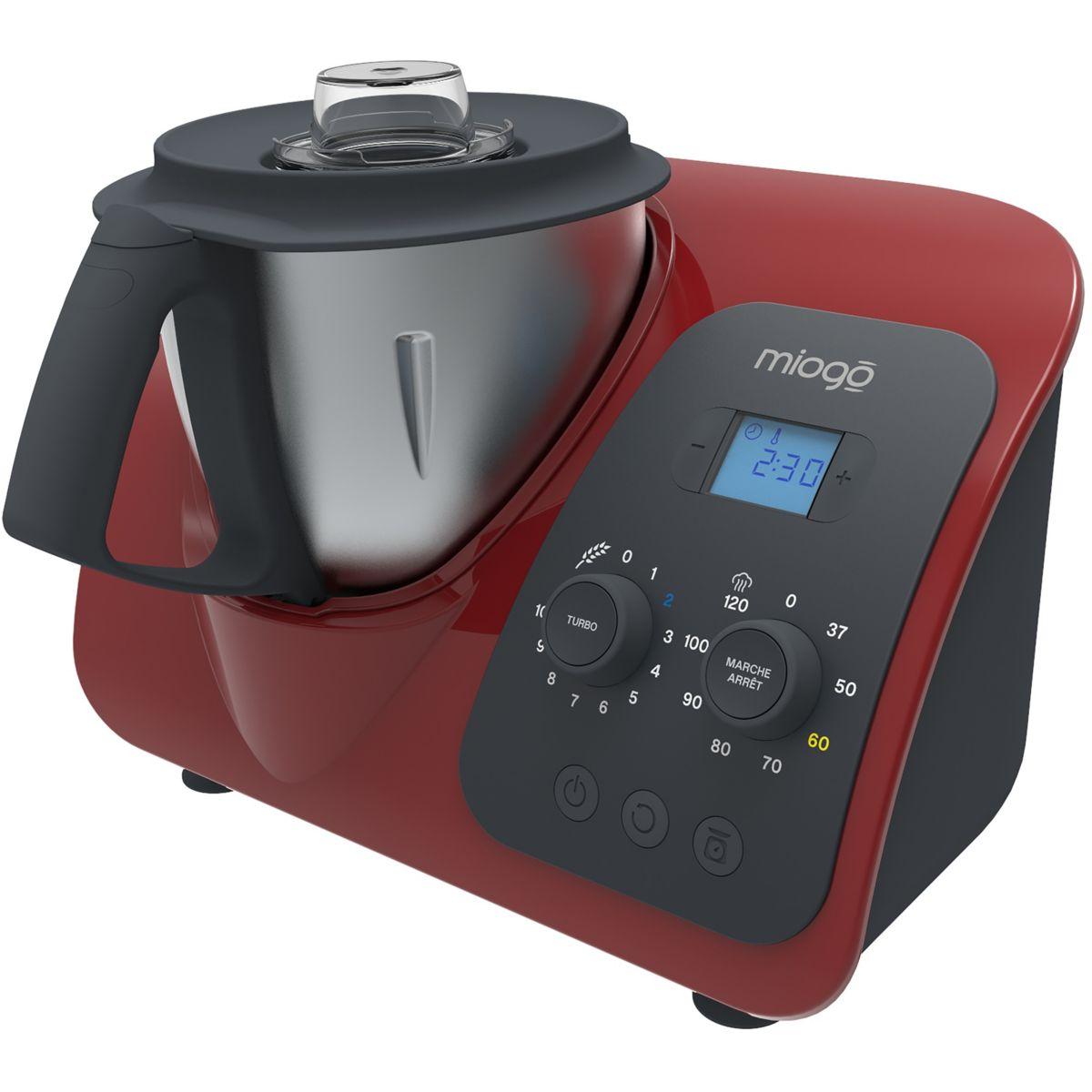 Robot cuiseur miogo maestro rouge - livraison offerte : code livpremium