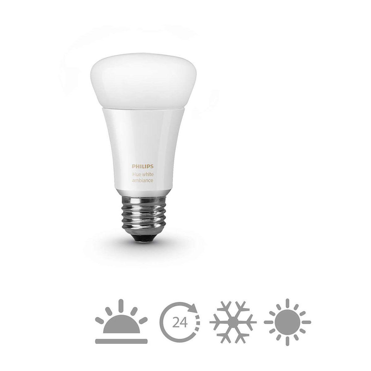 Ampoule connectable philips e27 hue white & ambiance - 2% de remise imm�diate avec le code : school2 (photo) Ampoule connectable philips e27 hue white & ambiance - 2% de remise imm�diate avec le code : school2 (photo)