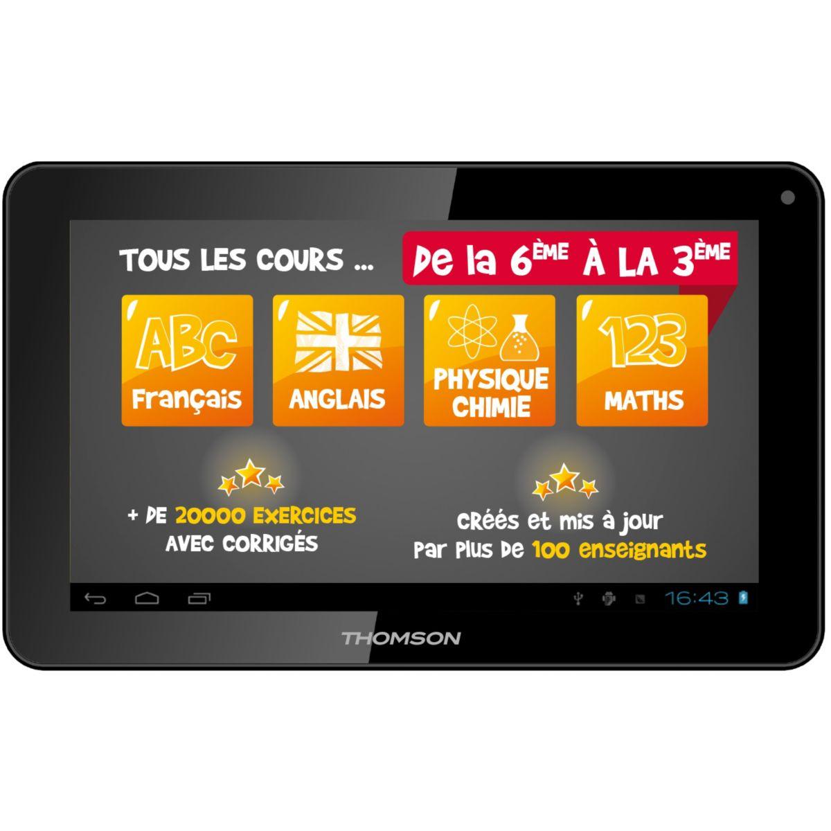 Tablette thomson teo-qd10bk8e 8go educative (photo) Tablette thomson teo-qd10bk8e 8go educative (photo)