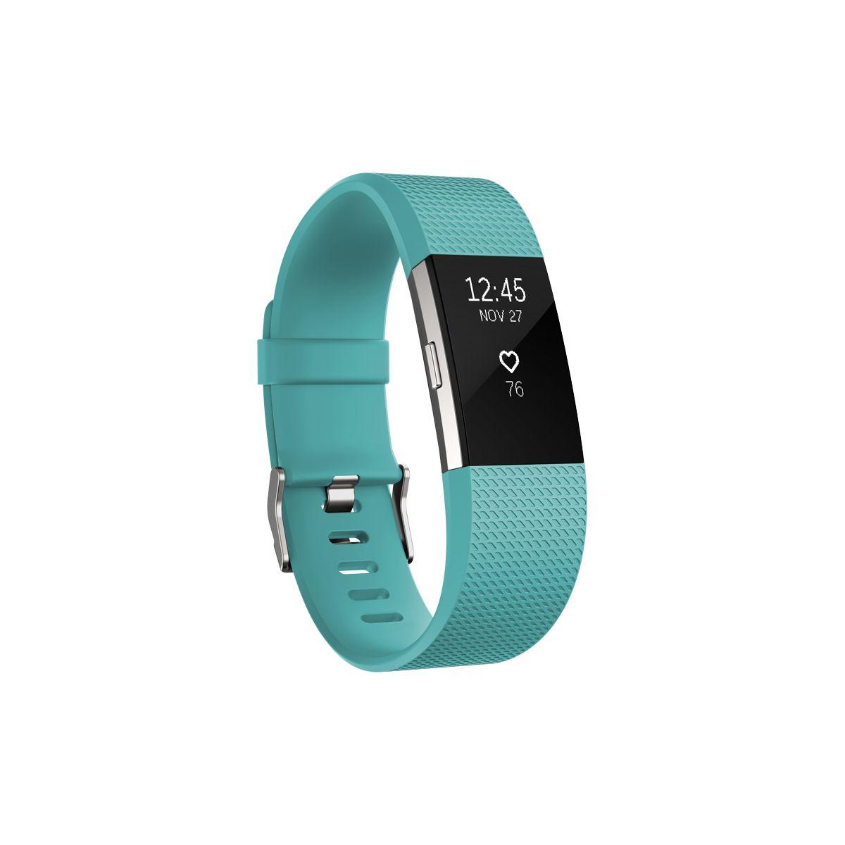 Bracelet connect� fitbit charge 2 teal silver l - 2% de remise imm�diate avec le code : automne2 (photo) Bracelet connect� fitbit charge 2 teal silver l - 2% de remise imm�diate avec le code : automne2 (photo)