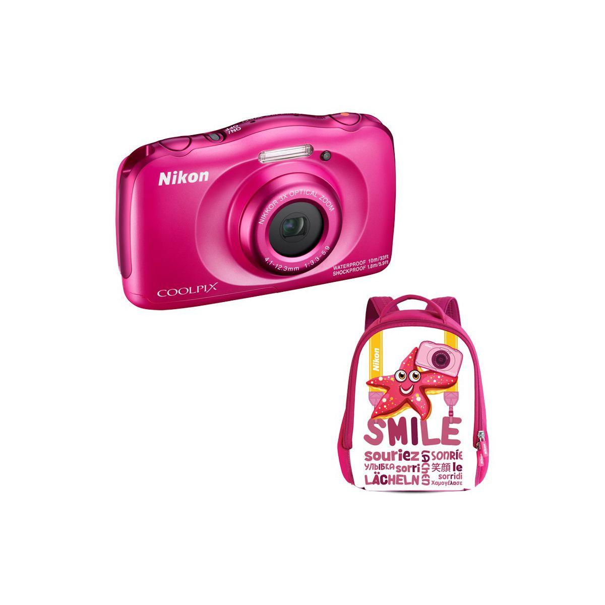 Appareil photo compact nikon coolpix w100 rose + sac � dos - 10% de remise imm�diate avec le code : school10 (photo) Appareil photo compact nikon coolpix w100 rose + sac � dos - 10% de remise imm�diate avec le code : school10 (photo)