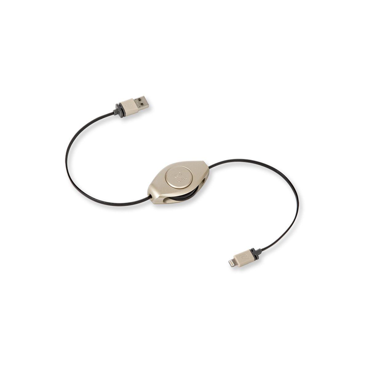 Câble lightning retrak gold - 7% de remise immédiate avec le code : cool7 (photo) Câble lightning retrak gold - 7% de remise immédiate avec le code : cool7 (photo)