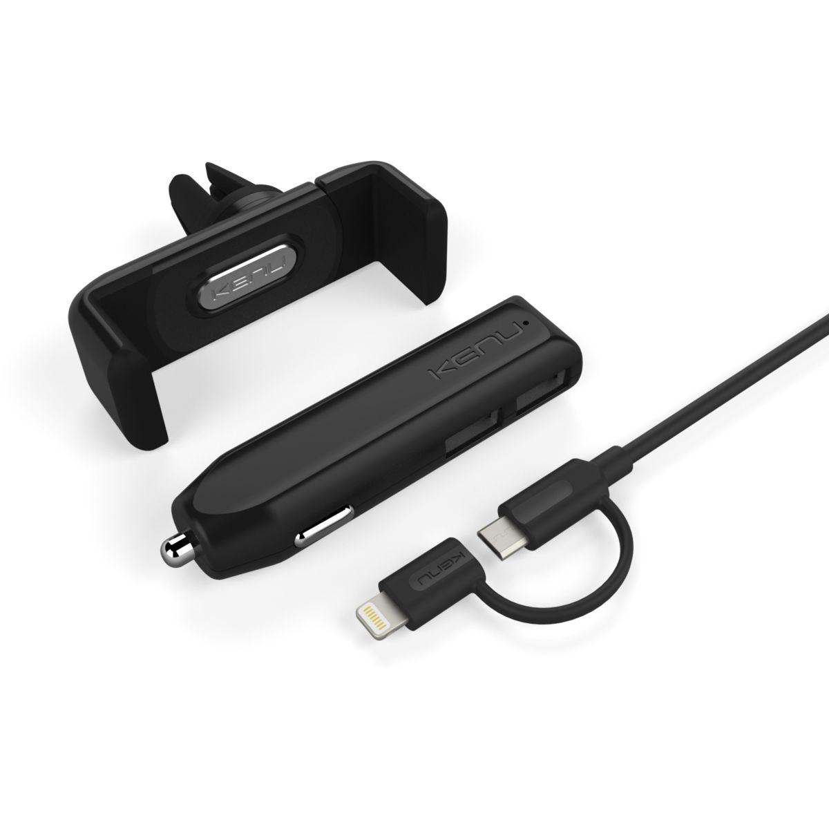Support smartphone kenu car kit deluxe noir - livraison offerte : code premium (photo) Support smartphone kenu car kit deluxe noir - livraison offerte : code premium (photo)