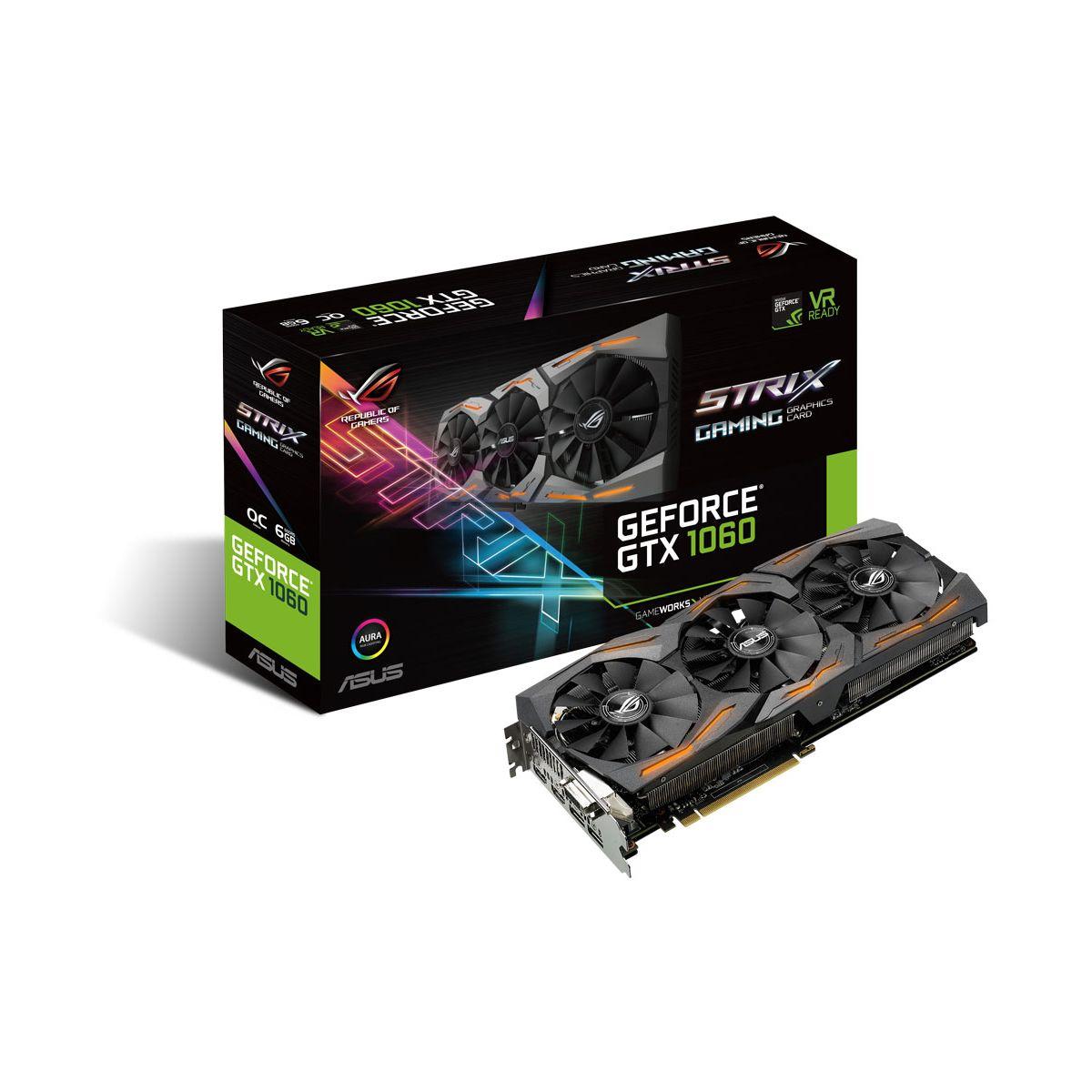 Carte graphique asus rog strix-gtx1060-o - 10% de remise imm�diate avec le code : school10 (photo) Carte graphique asus rog strix-gtx1060-o - 10% de remise imm�diate avec le code : school10 (photo)