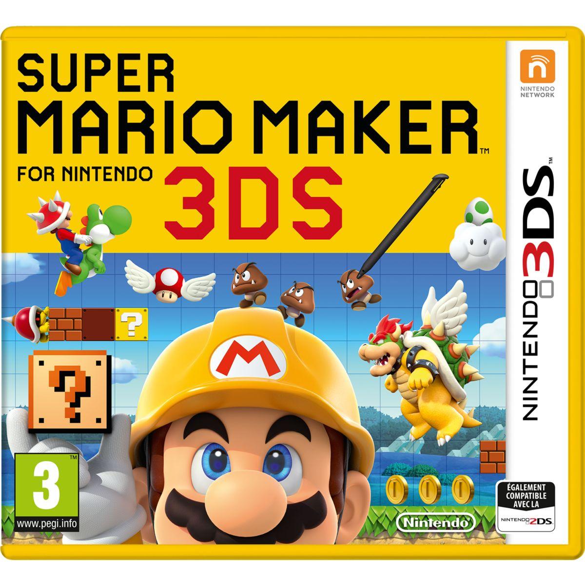 Jeu 3ds nintendo super mario maker - 2% de remise immédiate avec le code : cool2 (photo) Jeu 3ds nintendo super mario maker - 2% de remise immédiate avec le code : cool2 (photo)