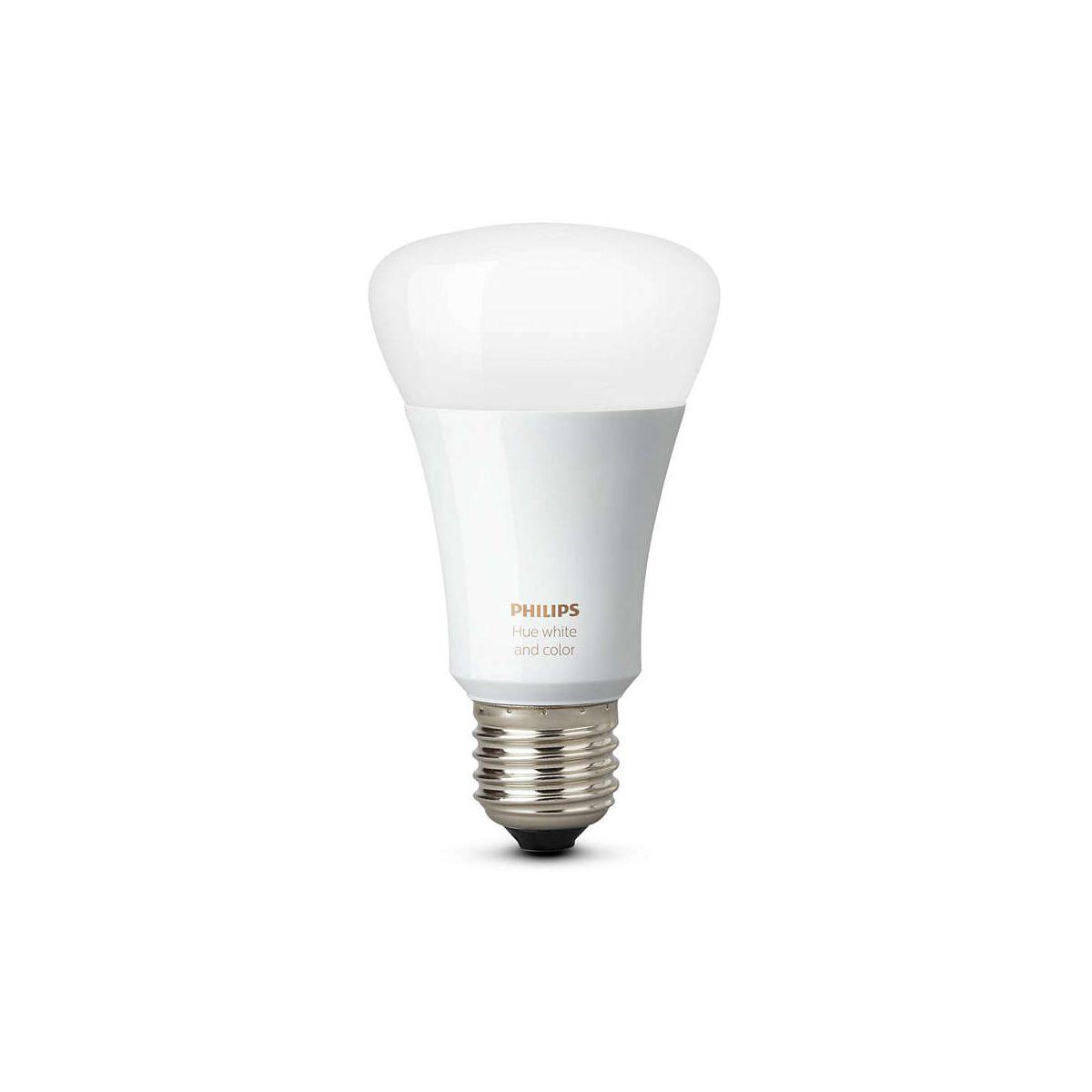 Ampoule connectable philips e27 hue white & colors - livraison offerte : code liv (photo) Ampoule connectable philips e27 hue white & colors - livraison offerte : code liv (photo)