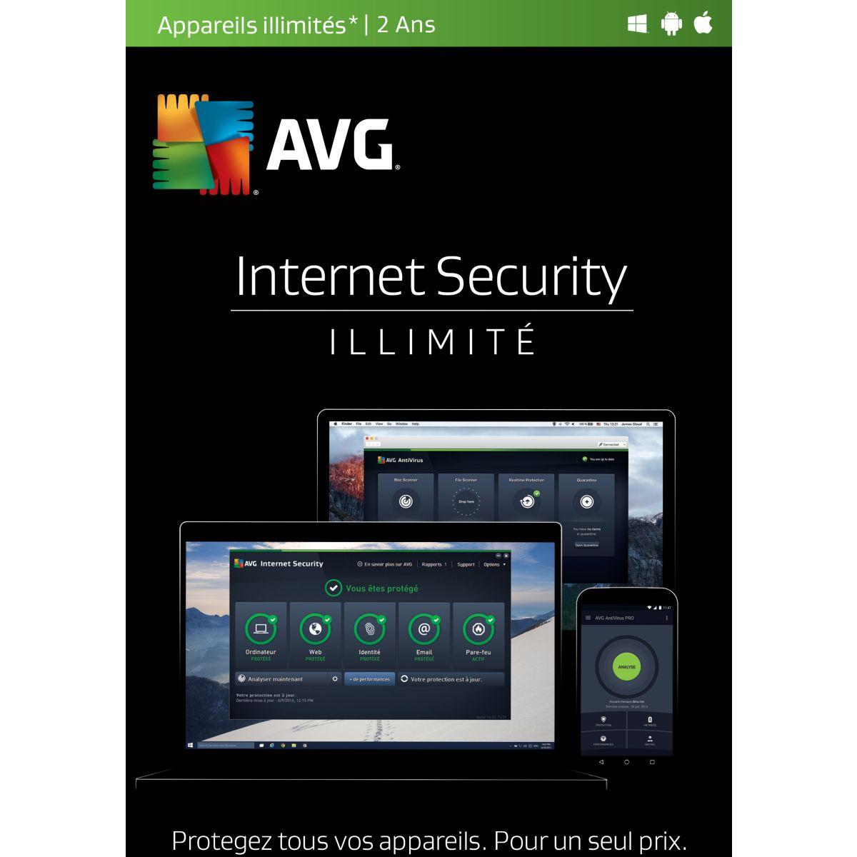 Logiciel pc avg internet security (2 ans, ill - 5% de remise : code multi5 (photo) Logiciel pc avg internet security (2 ans, ill - 5% de remise : code multi5 (photo)