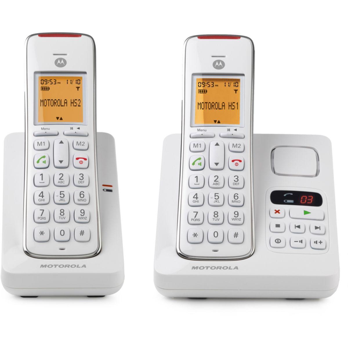 Pack motorola motorola cd212 duo blanc r - 10% de remise immédiate avec le code : multi10 (photo) Pack motorola motorola cd212 duo blanc r - 10% de remise immédiate avec le code : multi10 (photo)