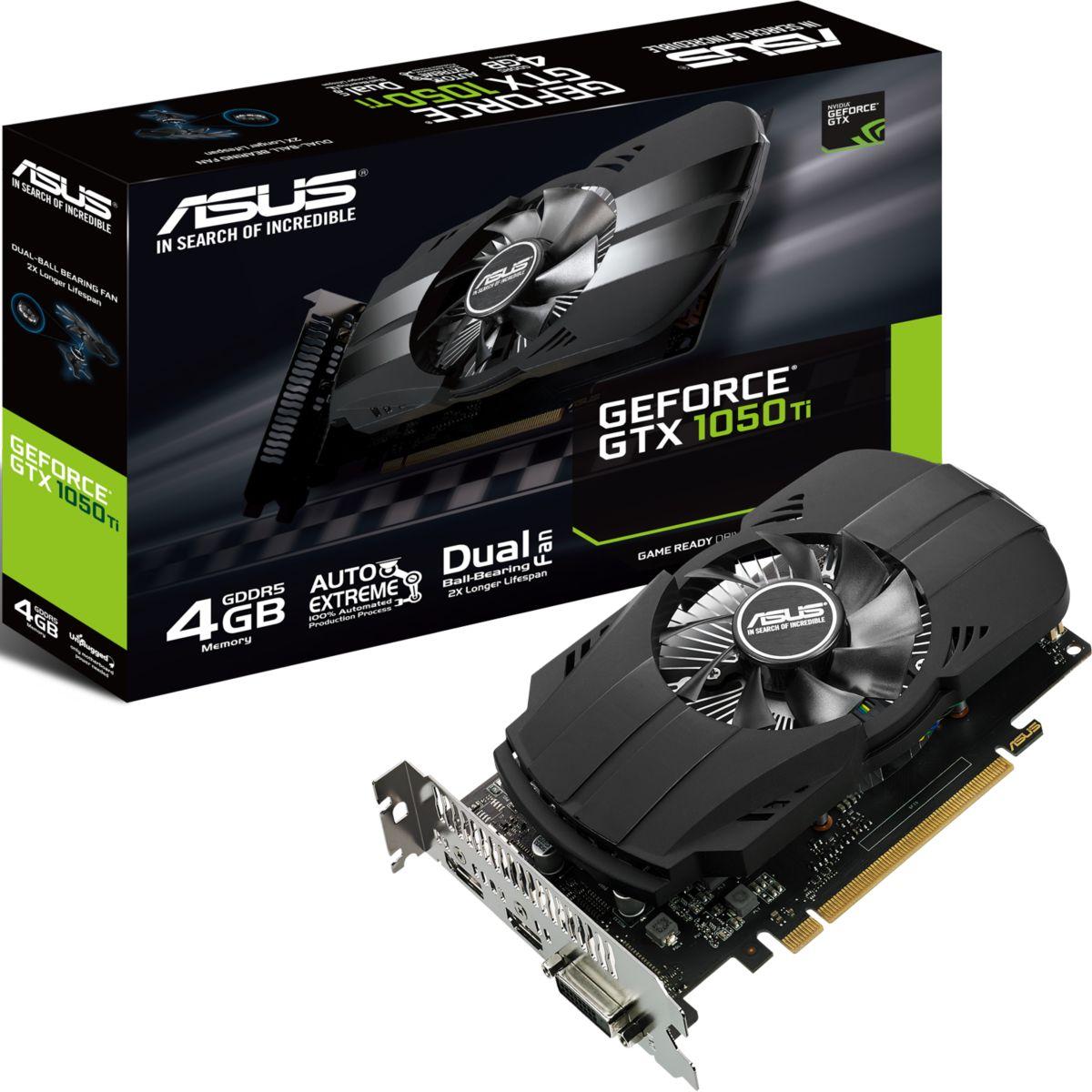 Carte graphique asus ph-gtx1050ti-4g - 2% de remise imm�diate avec le code : school2 (photo) Carte graphique asus ph-gtx1050ti-4g - 2% de remise imm�diate avec le code : school2 (photo)