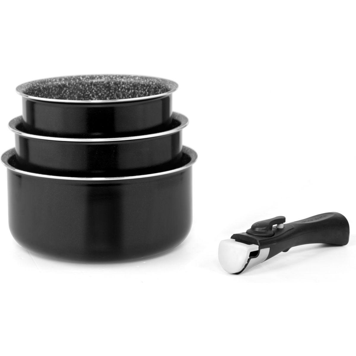 Batterie de casseroles arthur martin 3 casseroles diam16/18/20cm + poign�e - 2% de remise imm�diate avec le code : fete2 (photo) Batterie de casseroles arthur martin 3 casseroles diam16/18/20cm + poign�e - 2% de remise imm�diate avec le code : fete2 (photo)