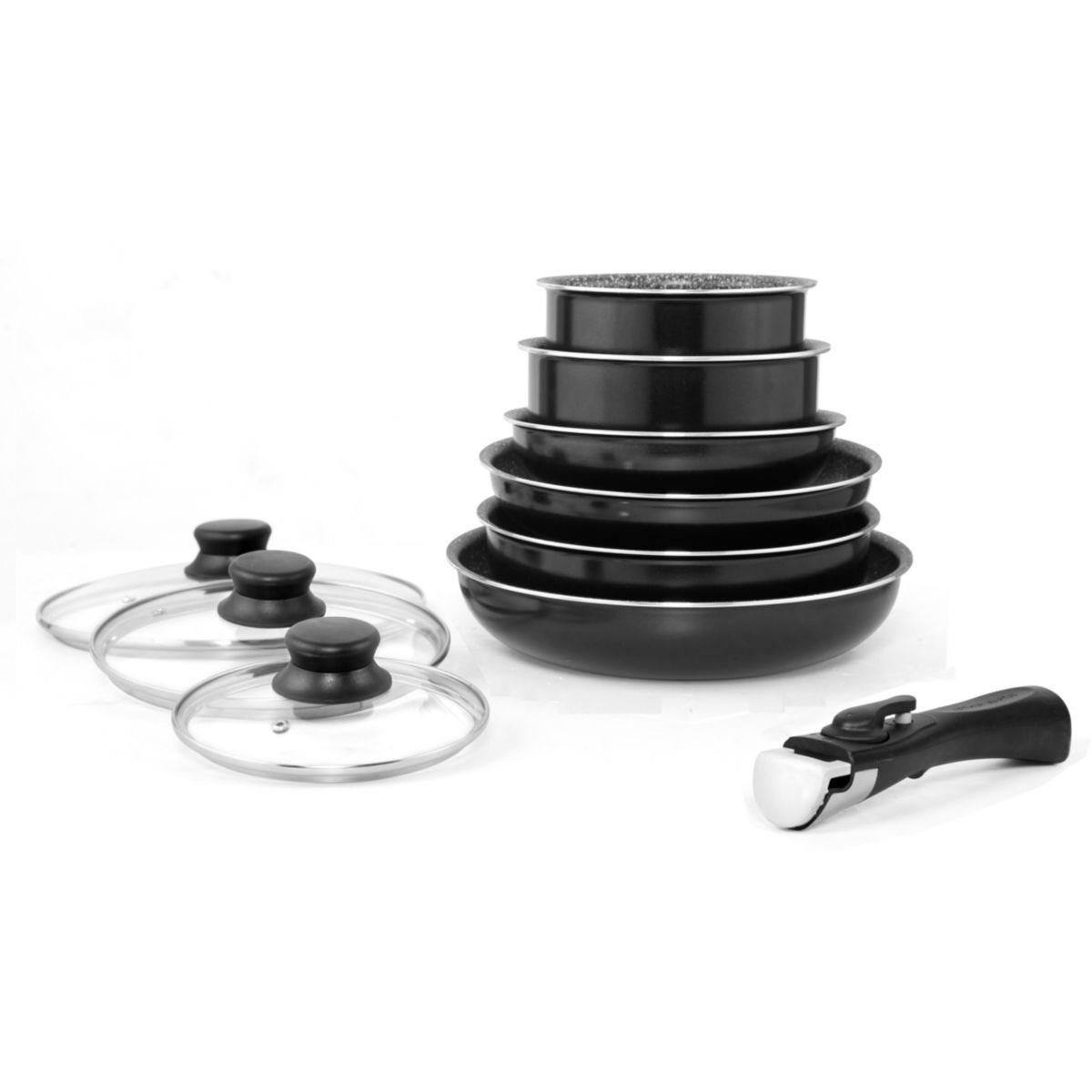 Batterie de cuisine arthur martin 10 pi�ces noir am310b - 15% de remise imm�diate avec le code : fete15 (photo) Batterie de cuisine arthur martin 10 pi�ces noir am310b - 15% de remise imm�diate avec le code : fete15 (photo)