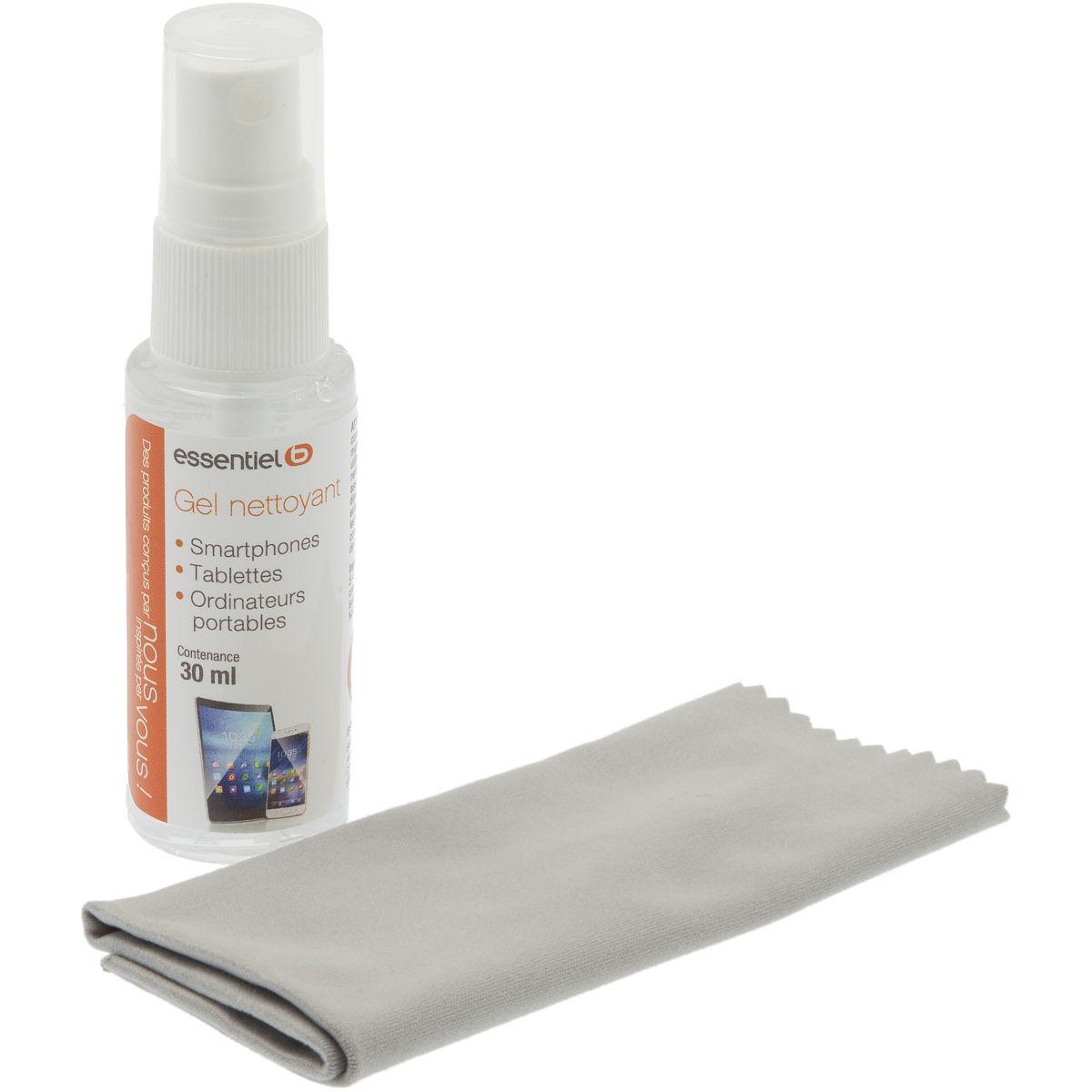Kit de nettoyage essentielb spray gel 30ml+chamoisine (photo) Kit de nettoyage essentielb spray gel 30ml+chamoisine (photo)