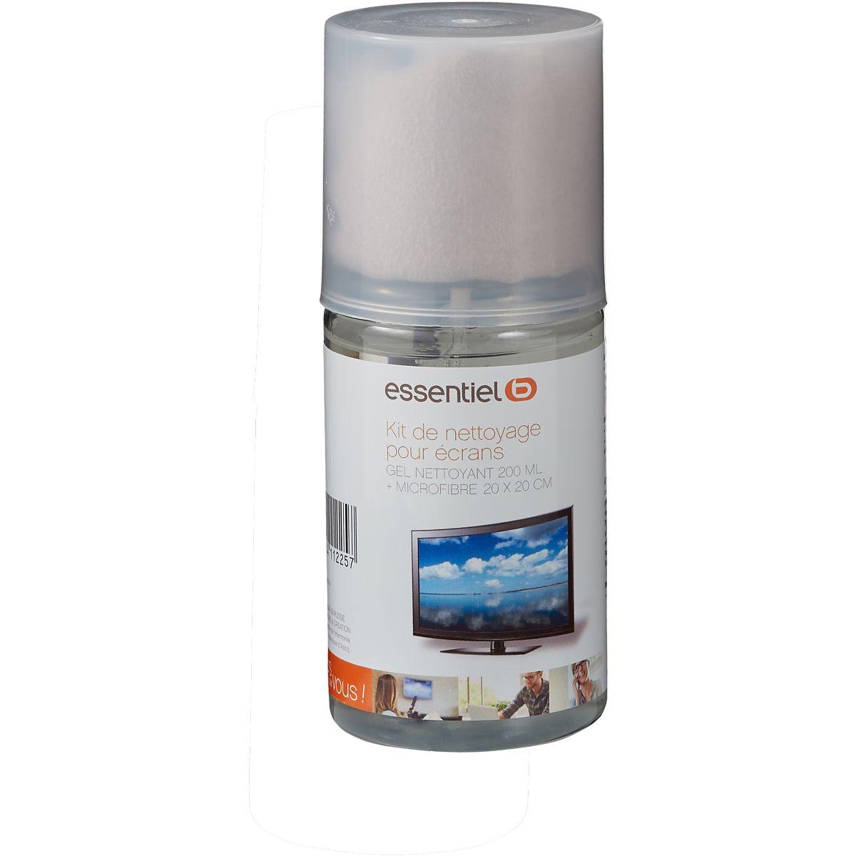 Kit de nettoyage essentielb gel 200ml+micro fibre 25x25cm (photo) Kit de nettoyage essentielb gel 200ml+micro fibre 25x25cm (photo)