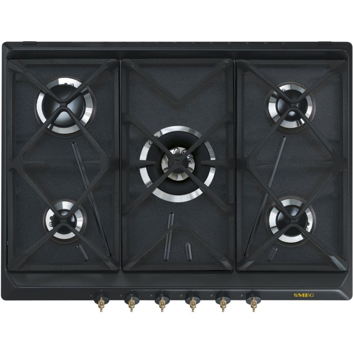 Table gaz smeg srv876aogh - livraison offerte : code livp (photo) Table gaz smeg srv876aogh - livraison offerte : code livp (photo)