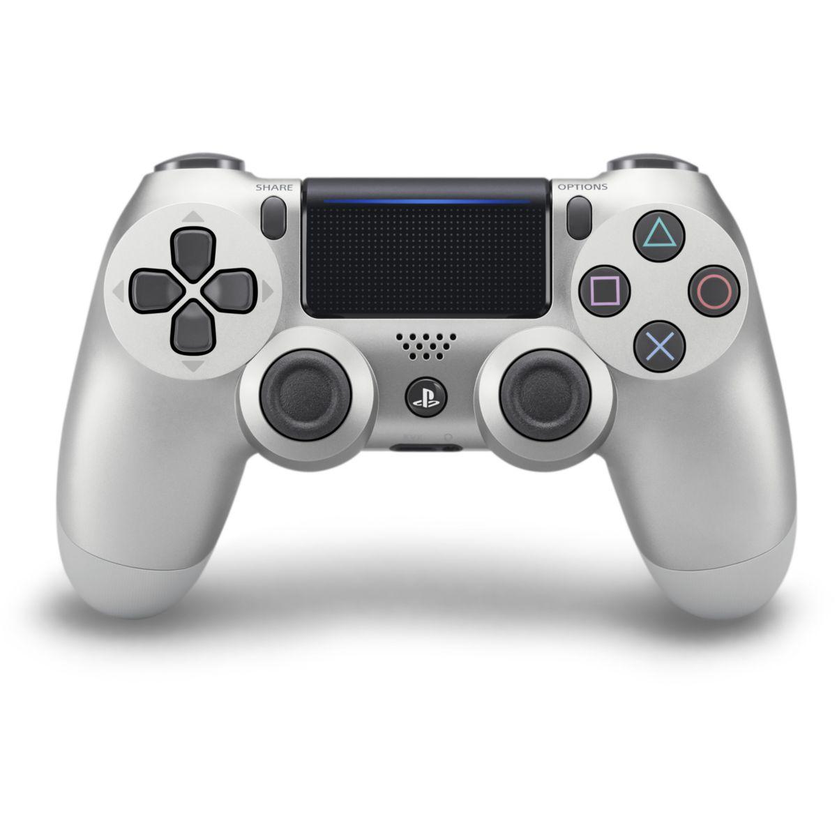 Acc. sony manette dual shock ps4 silver (photo) Acc. sony manette dual shock ps4 silver (photo)