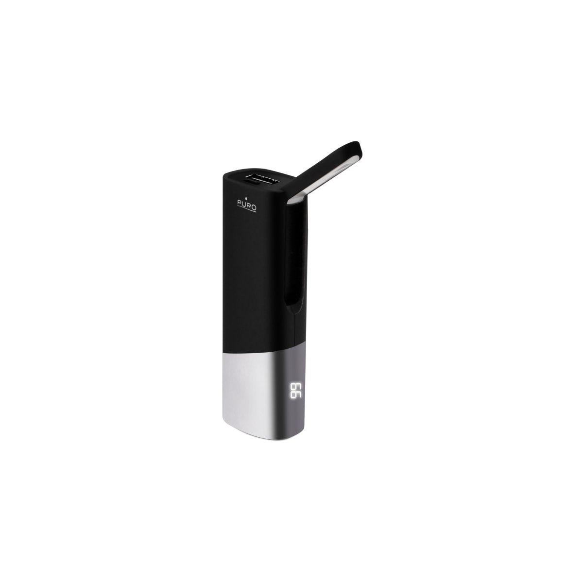 Batterie externe puro 2 500 mah noir 2 usb + lampe led - livraison offerte : code liv (photo) Batterie externe puro 2 500 mah noir 2 usb + lampe led - livraison offerte : code liv (photo)